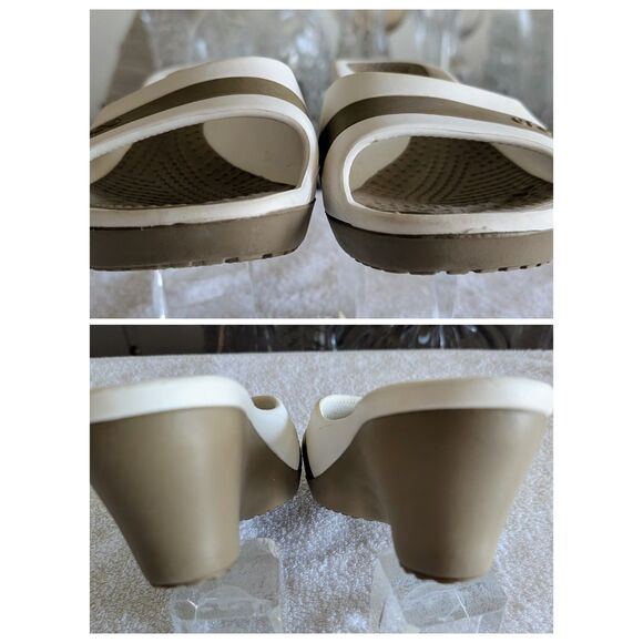 Crocs Women’s Wedge Slide Comfort Croslite Open Toe Slip-On Sandals - Picture 5 of 10